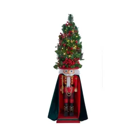 36" Hollywood Nutcrackers Battery-Operated LED Christmas Nutcracker