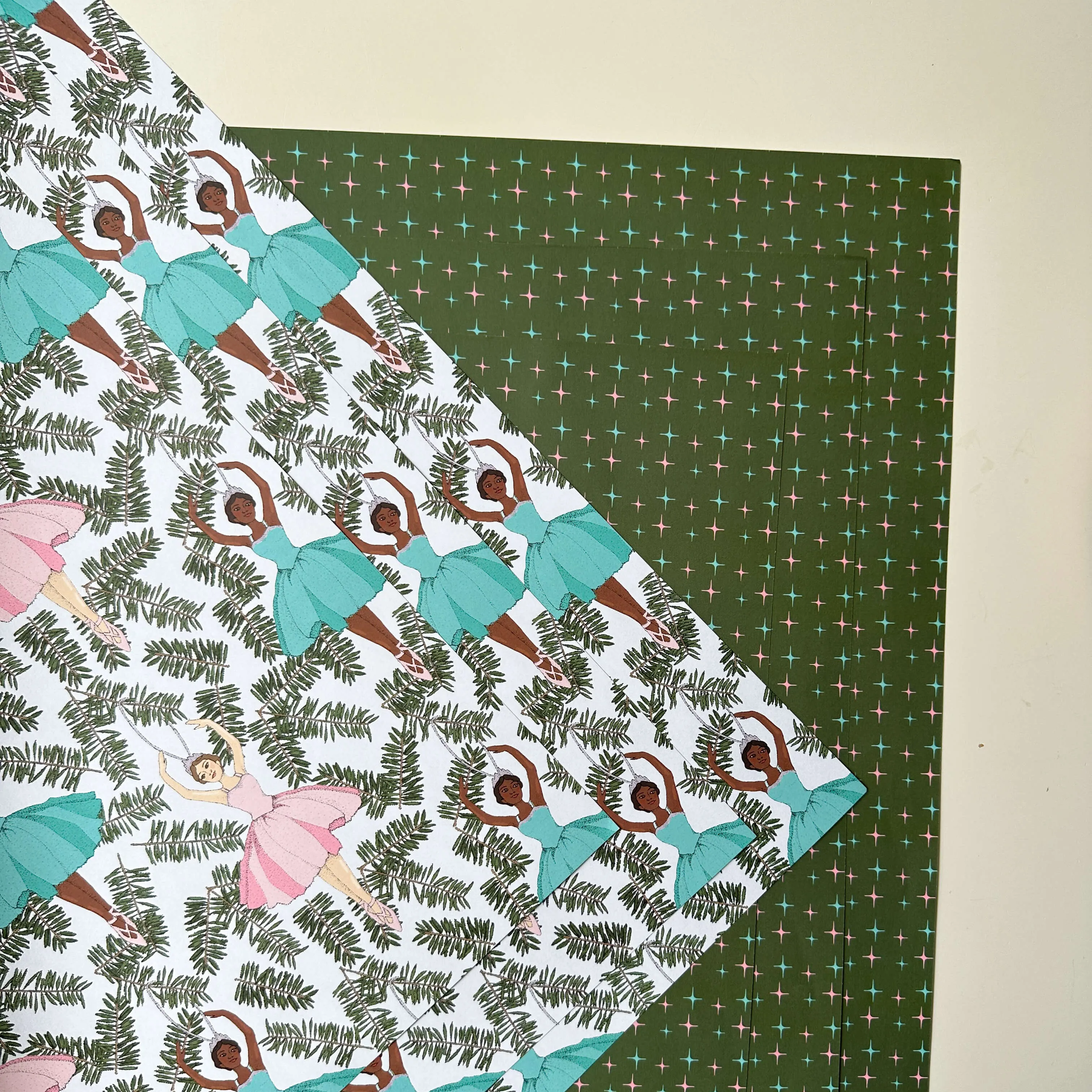 Ballerina Wrapping Paper and Tags