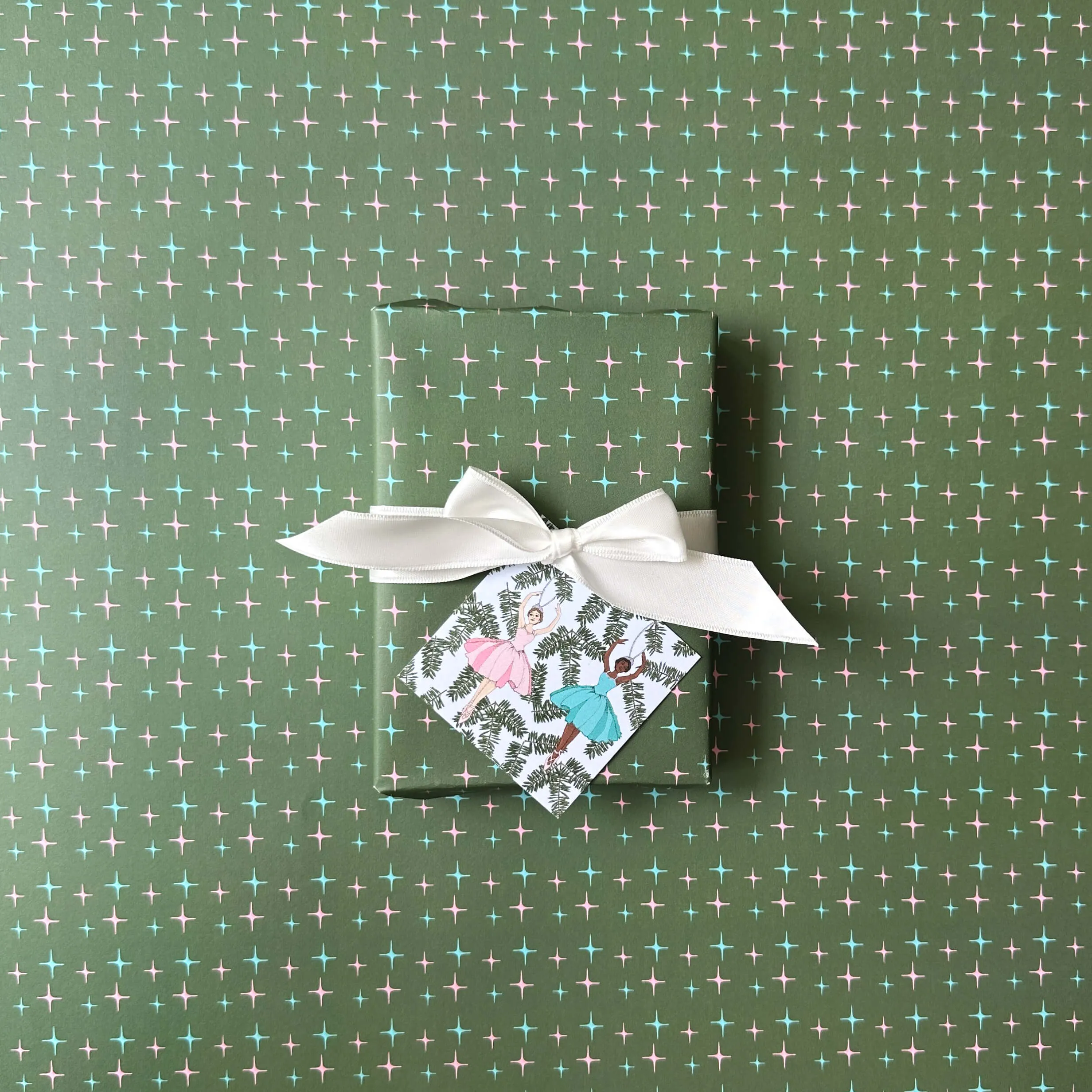 Ballerina Wrapping Paper and Tags