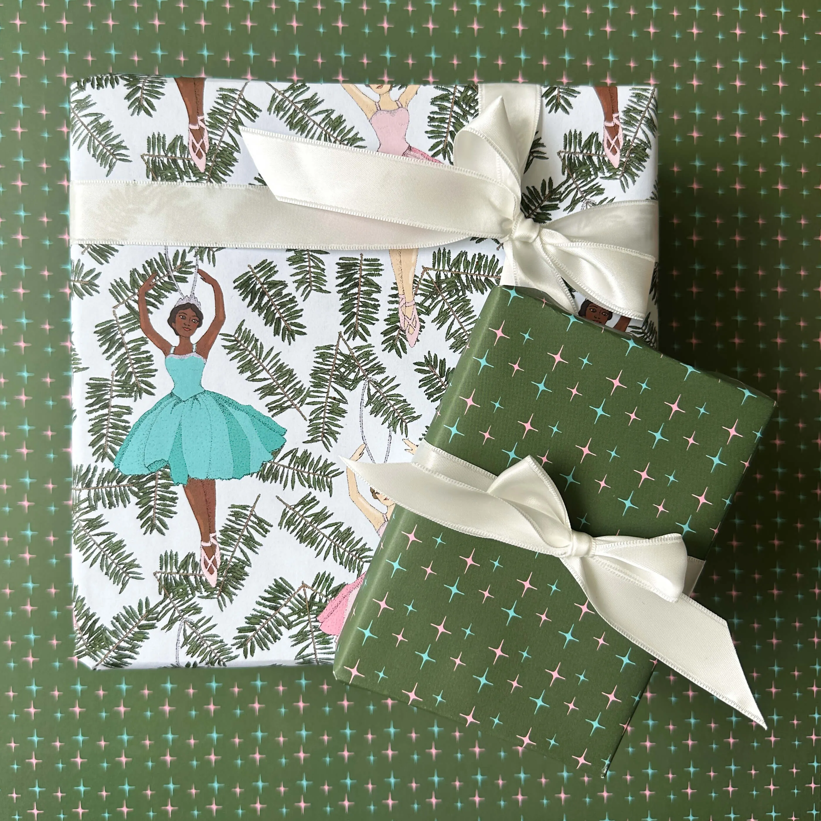 Ballerina Wrapping Paper and Tags