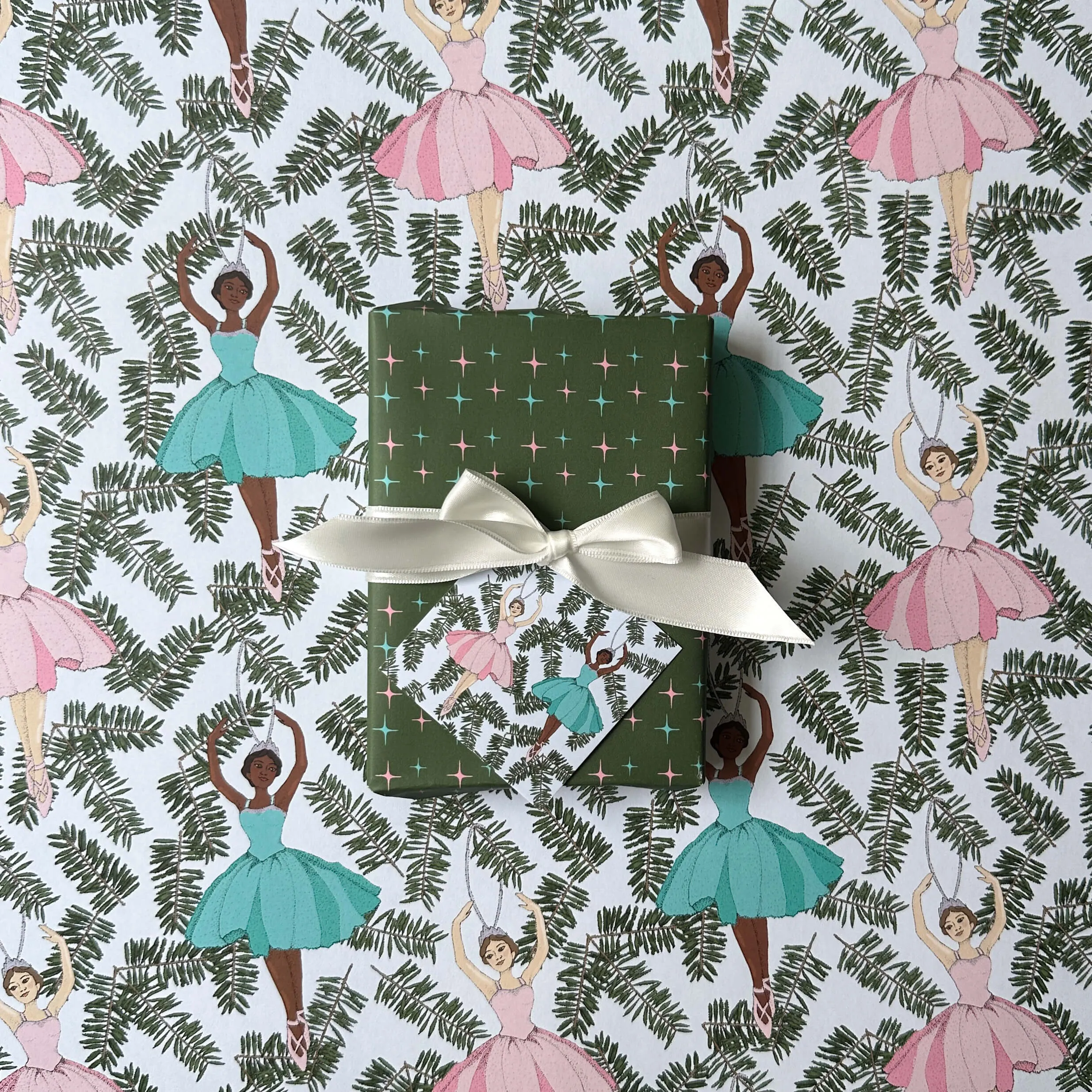 Ballerina Wrapping Paper and Tags