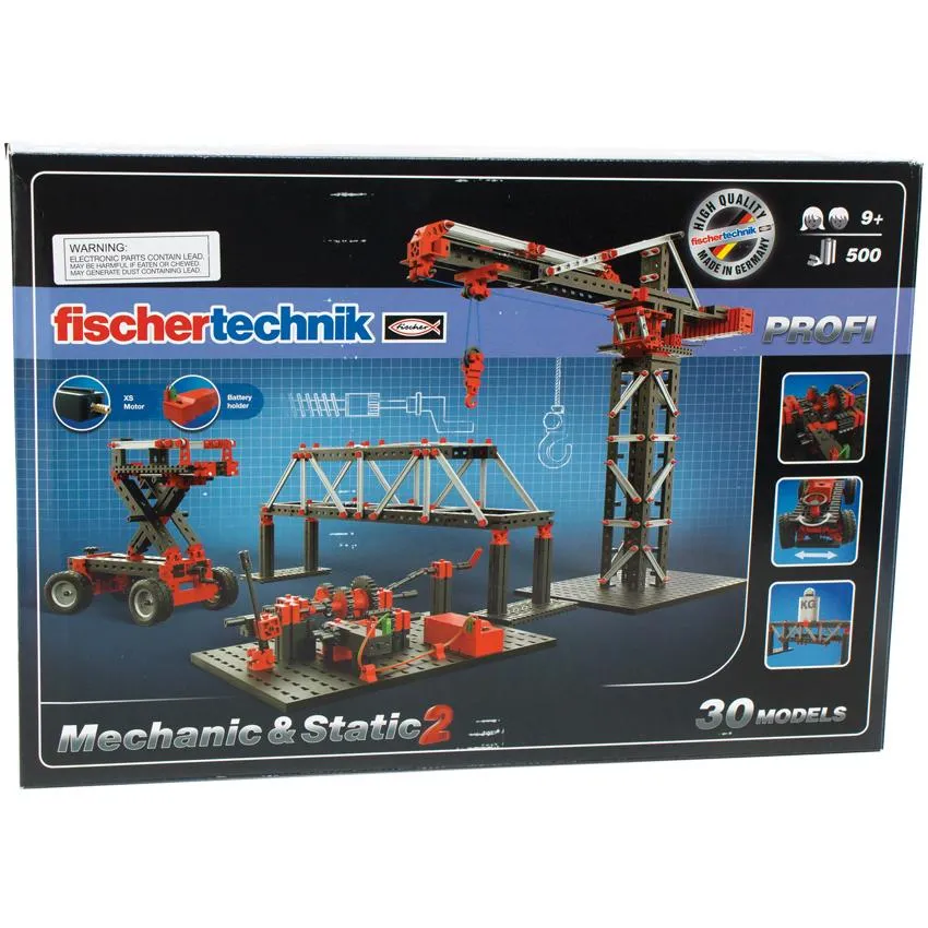 Fischertechnik Profi Mechanic & Static 2 with Engineer