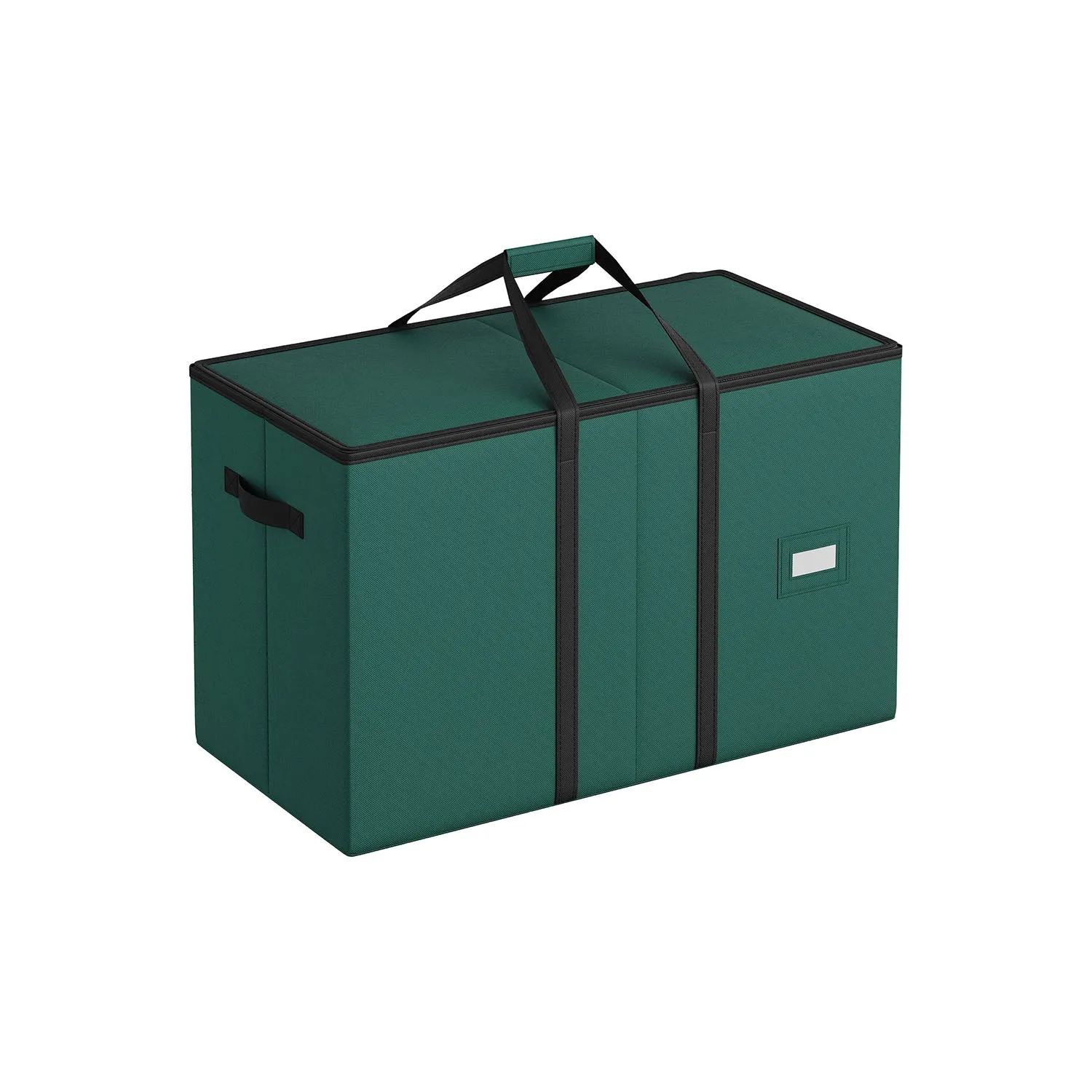 Holiday Decor Organizer with Adjustable Dividers