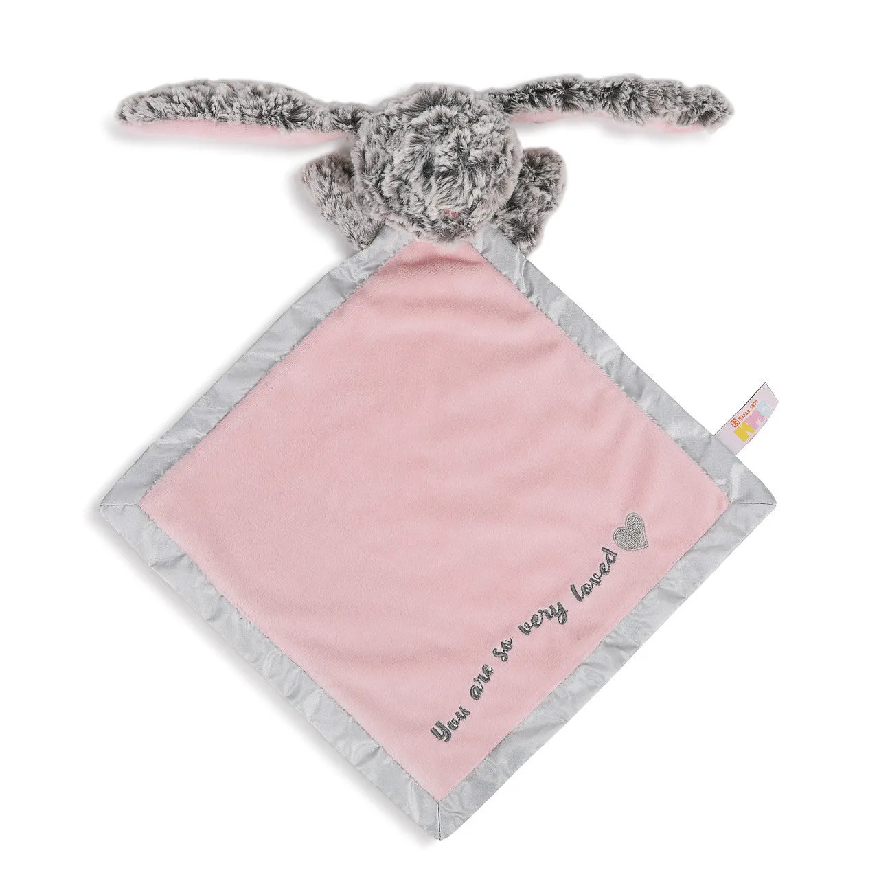 Isabella Bunny Rattle Blankie