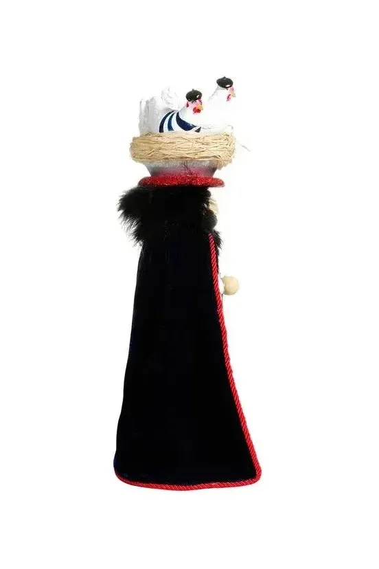 Kurt Adler 17.5" Hollywood Nutcrackers™ Three French Hens Nutcracker