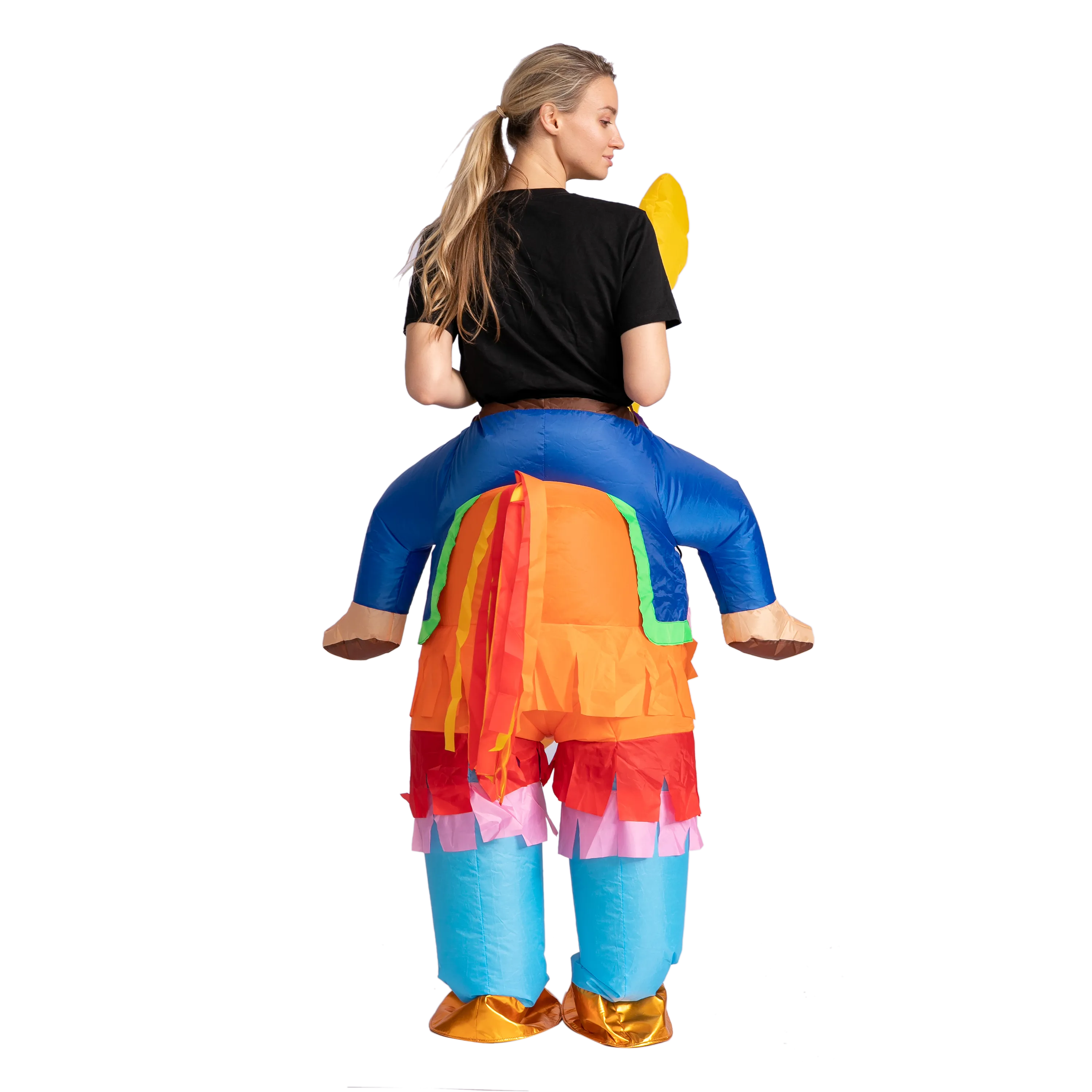 Llama Inflatable Ride-On Dress Costume - Adult