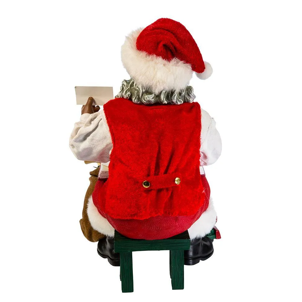 Santa with Bag of Gifts Figurine