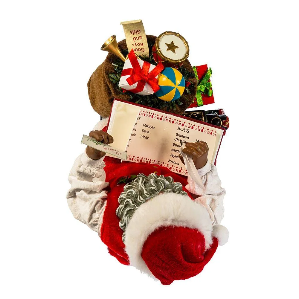 Santa with Bag of Gifts Figurine
